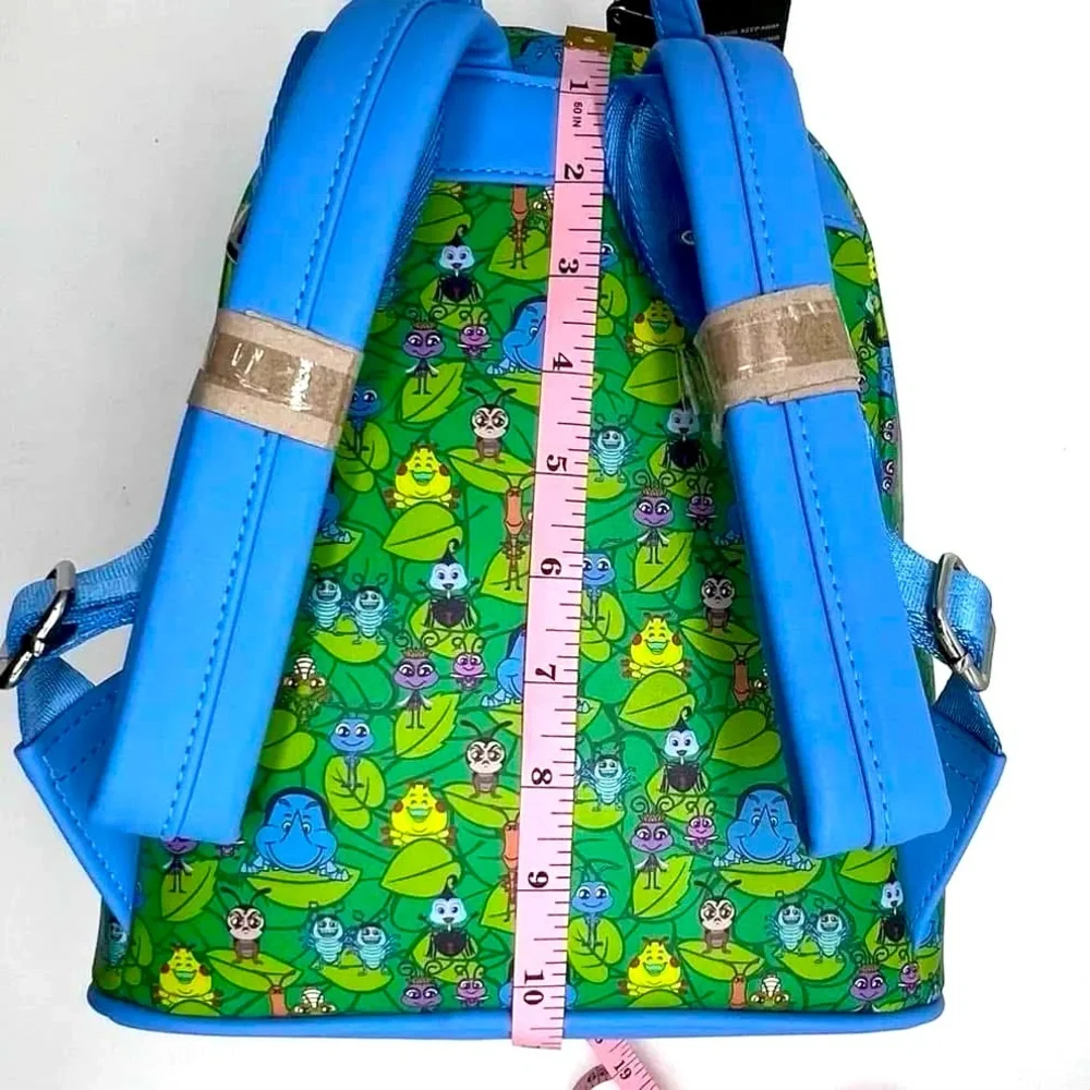 LOUNGEFLY DISNEY PIXAR A BUG'S LIFE - COLLAGE MINI BACKPACK NWT